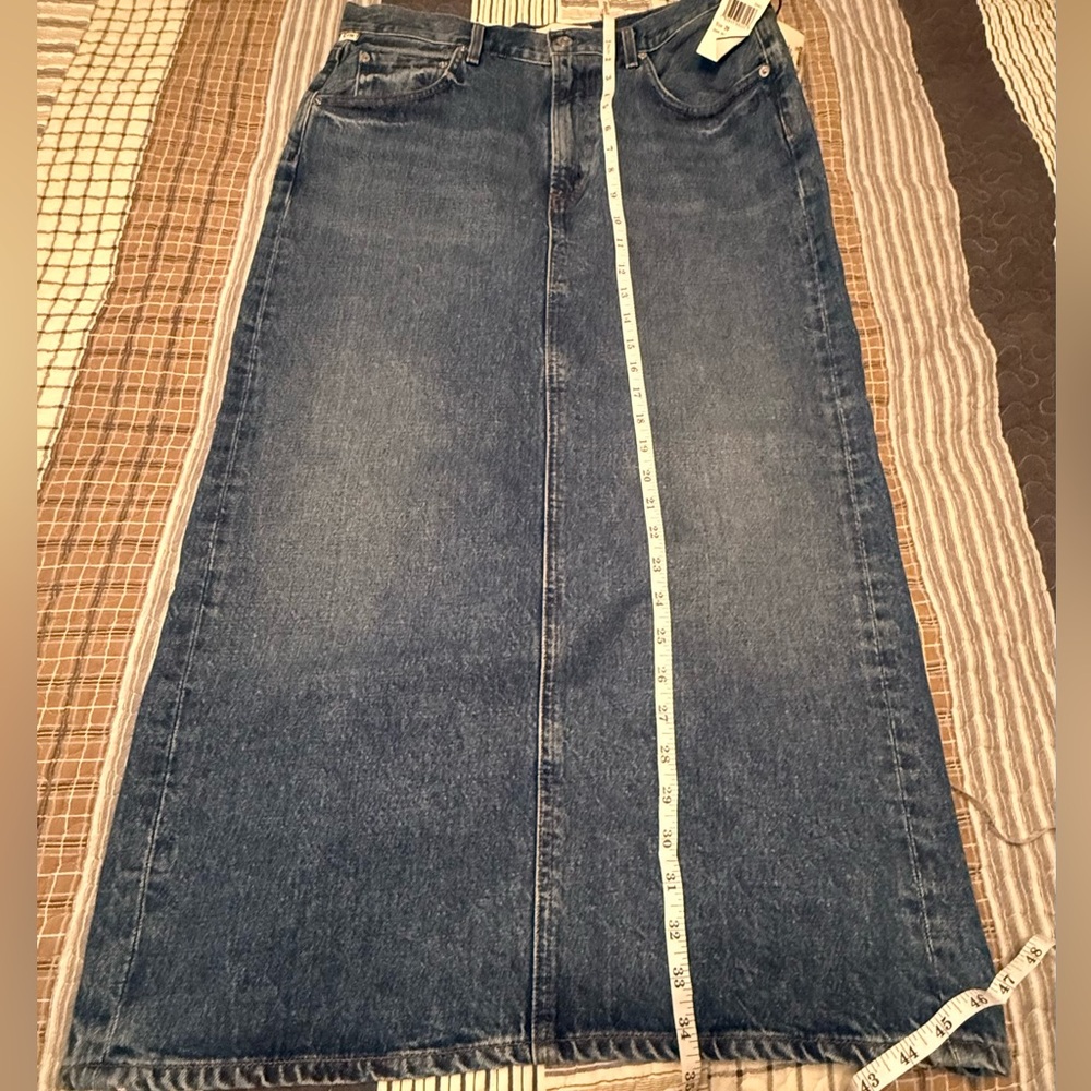 Citizens Of Humanity Blue Denim Skirt - Picture 7 of 8